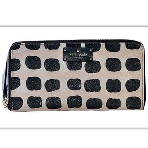 Kate Spade large zip around wallet